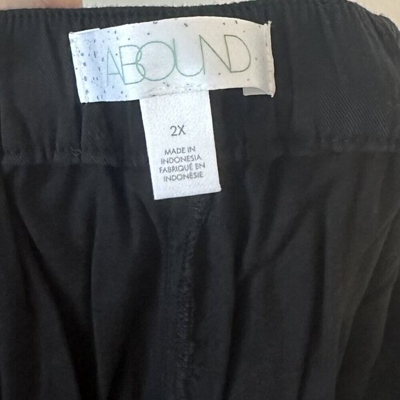 NWT Abound by Nordstrom Black Pull-On Pants - 2X - Picture 4 of 7